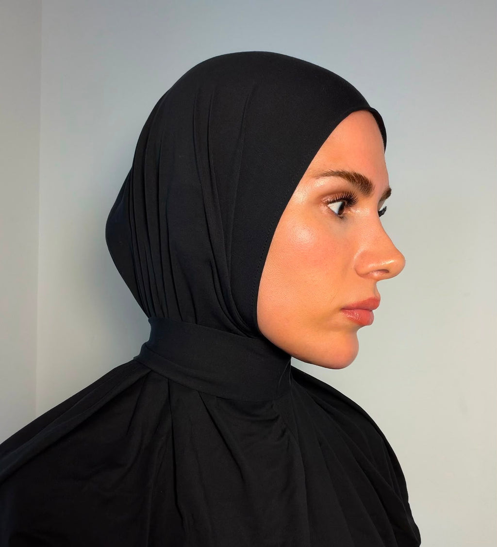 Slip on Hijab – Noir