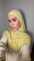 Slip on Hijab – Mellow Yellow