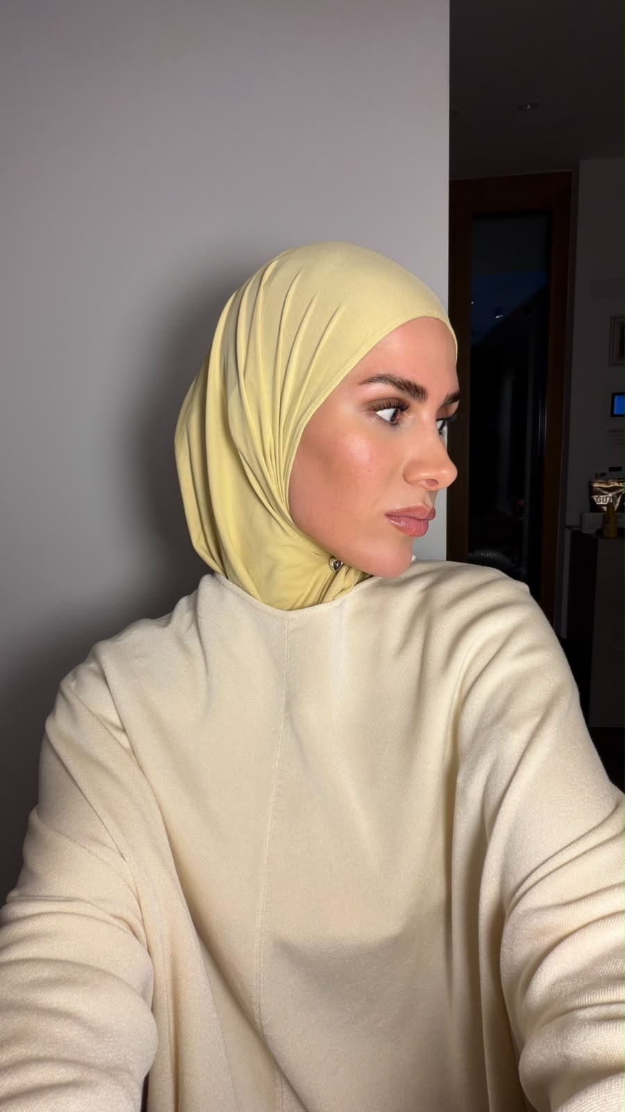 Slip on Hijab – Mellow Yellow