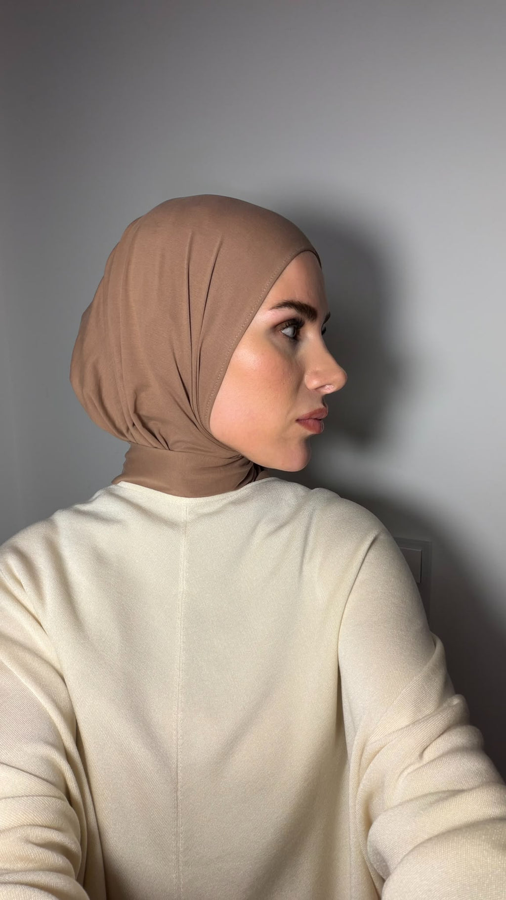 Slip on Hijab – Toffee