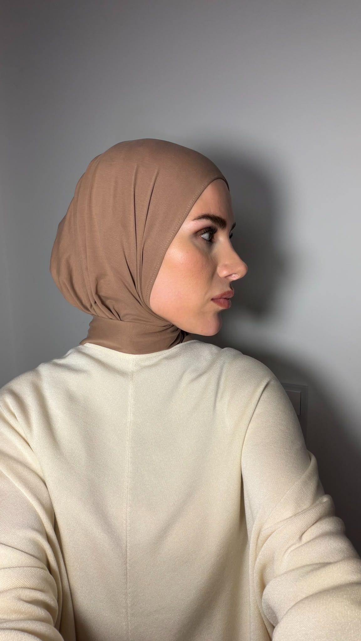Slip on Hijab – Toffee
